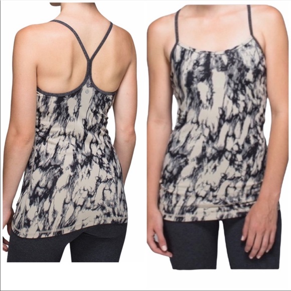 lululemon athletica Tops - Lululemon tie dye marbled power Y yoga tank top 8